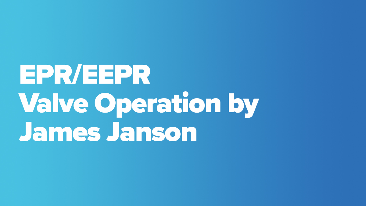 EPR/EEPR Valve Operation by James Janson - Heatcraft Refrigeration Products